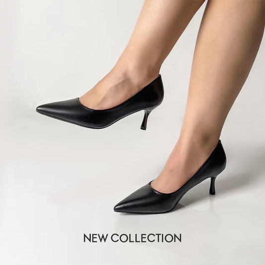 DÉCOLLETÉ DONNA TACCO BASSO E LINEA ESSENZIALE