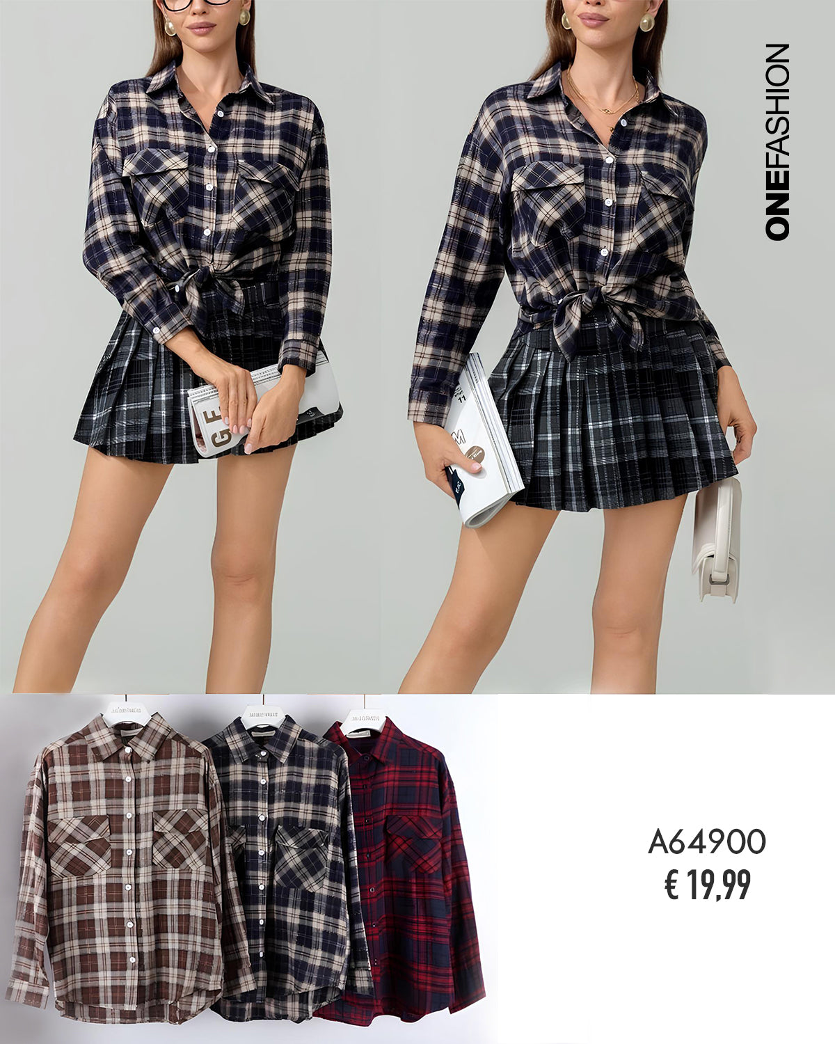 CAMICIA A QUADRI