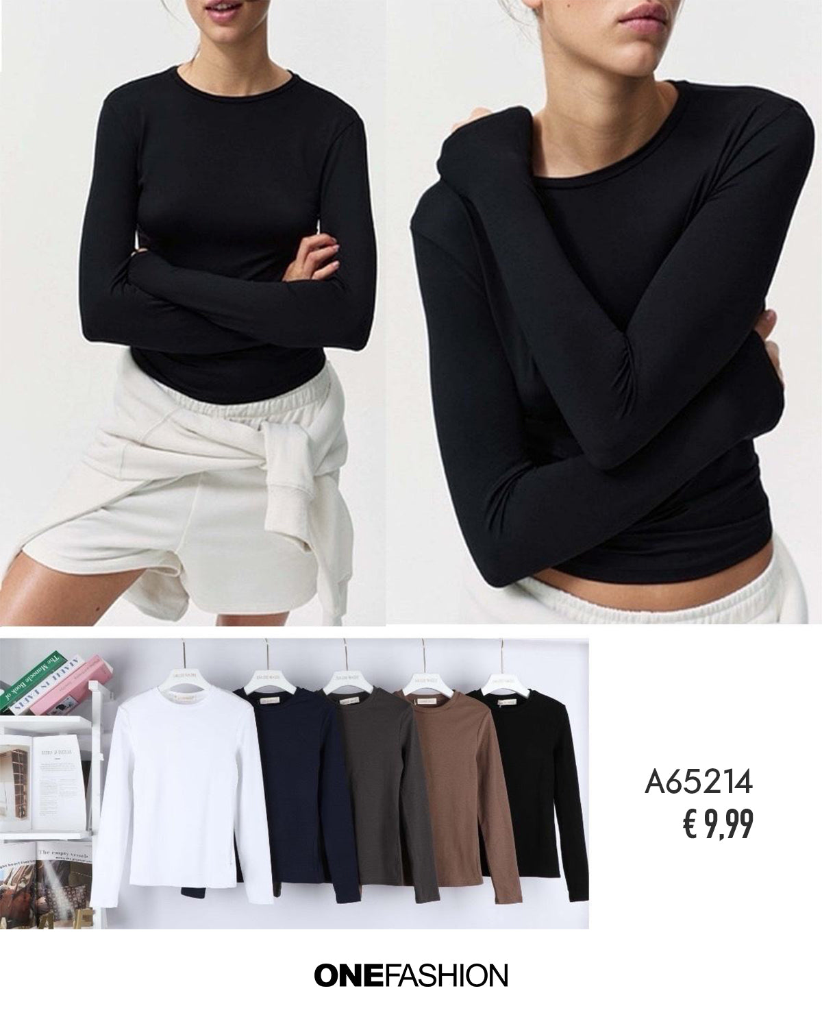MAGLIA BASIC ELASTICIZZATA