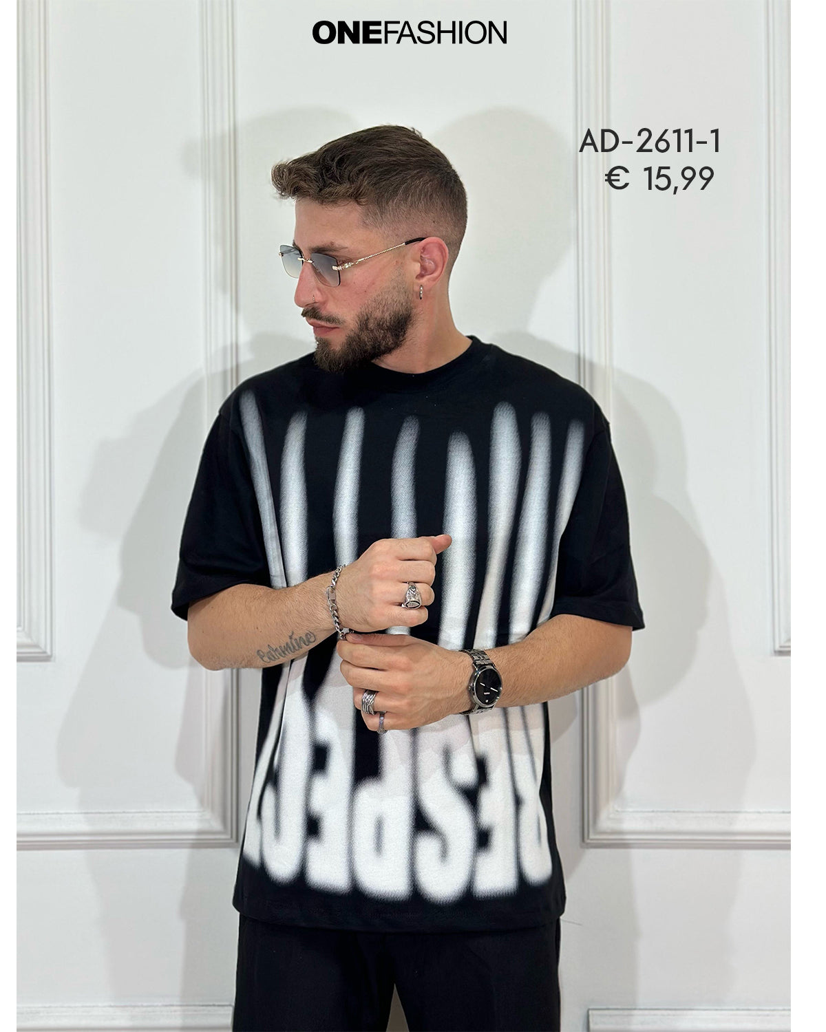 T-SHIRT UOMO STAMPA GRAFICA “RESPECT”