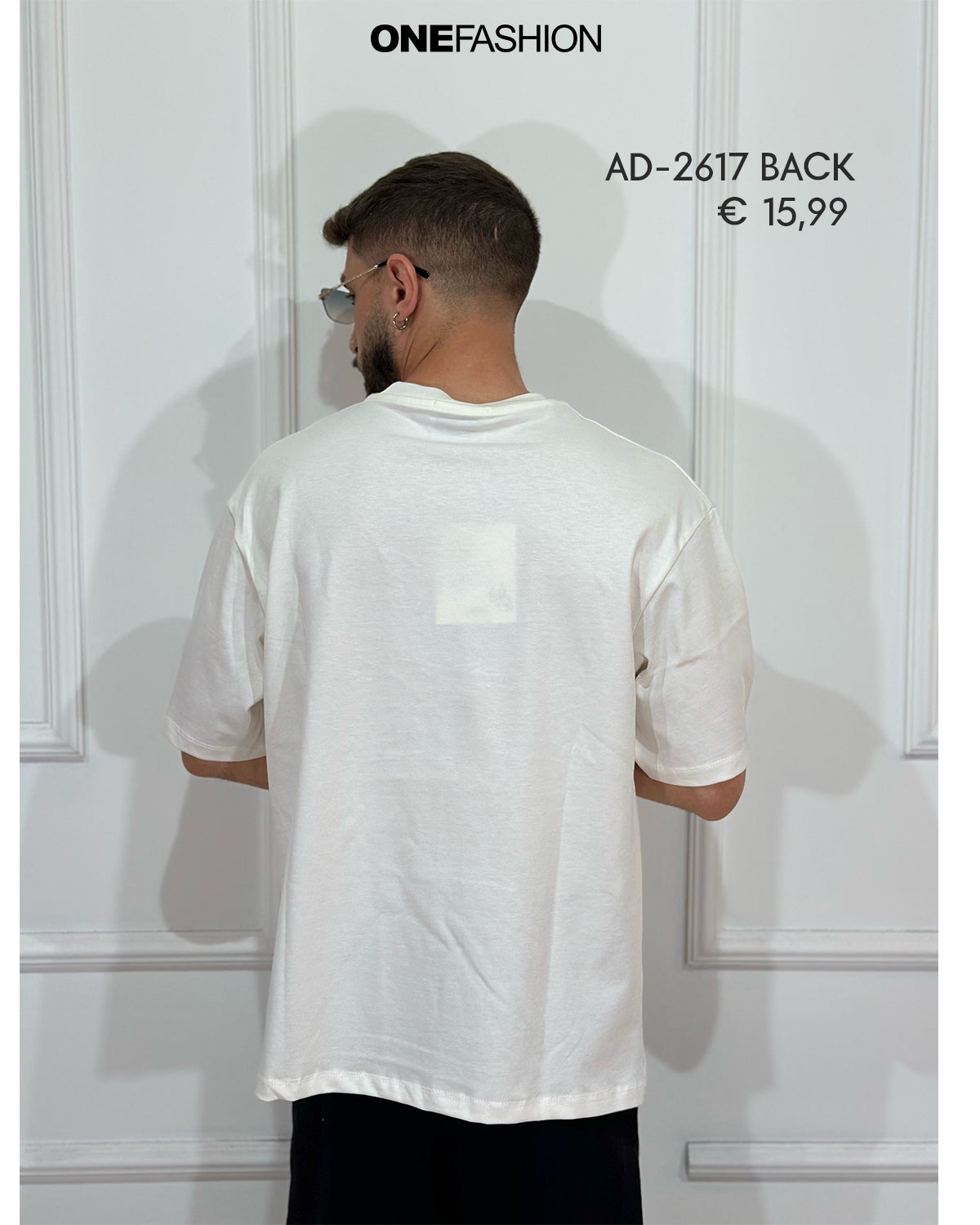 T-SHIRT UOMO CLEAN LOOK CON DETTAGLIO TONO SU TONO