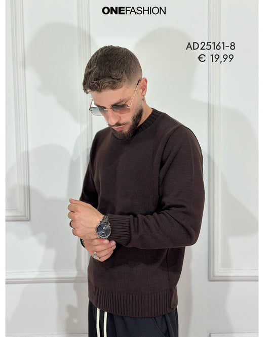 MAGLIONE GIROCOLLO UOMO BASIC