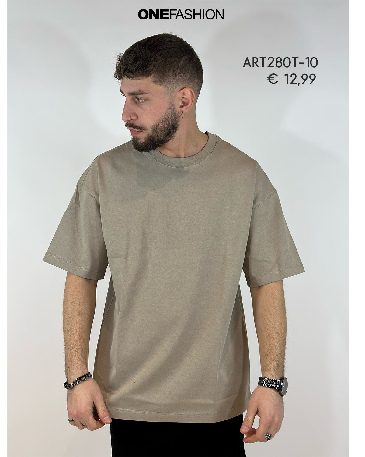 T-SHIRT UOMO BASIC FIT OVERSIZE