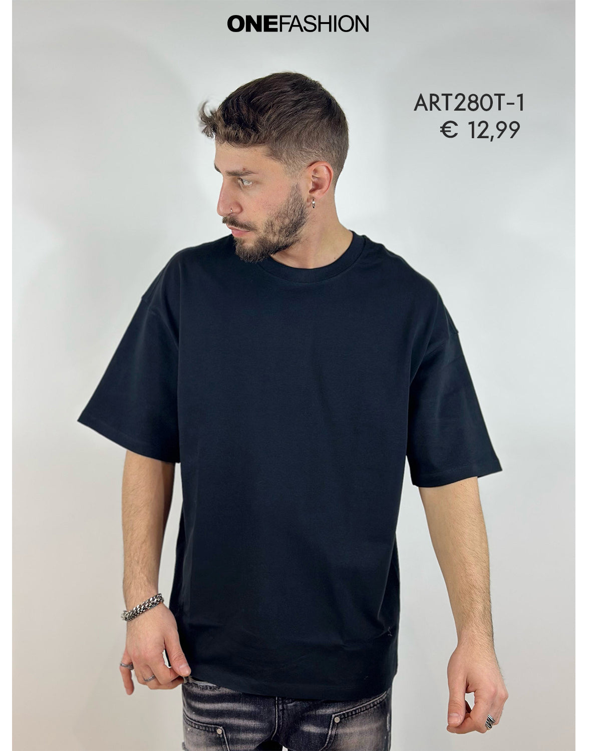 T-SHIRT UOMO BASIC FIT OVERSIZE