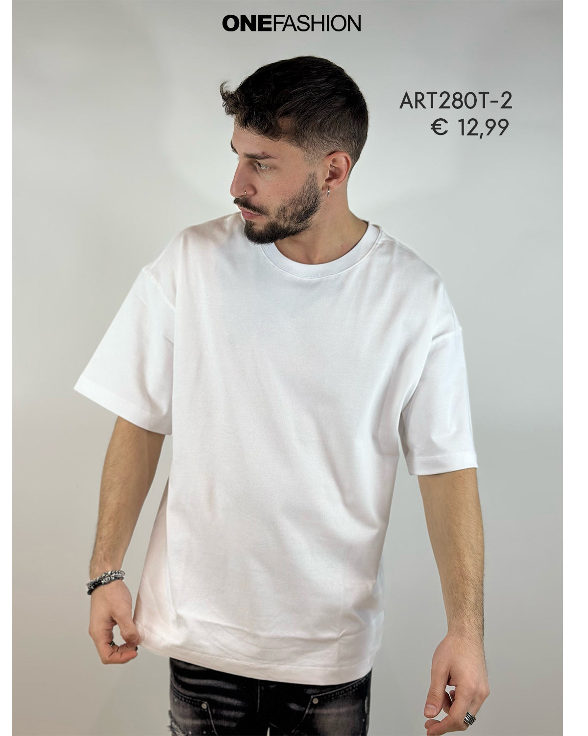 T-SHIRT UOMO BASIC FIT OVERSIZE