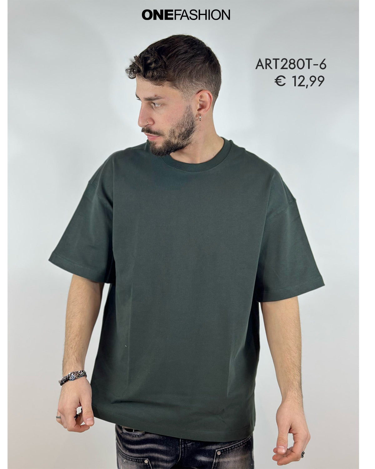 T-SHIRT UOMO BASIC FIT OVERSIZE