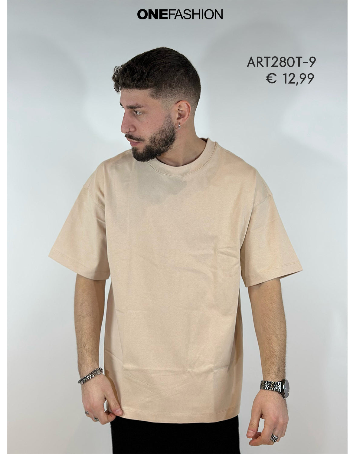 T-SHIRT UOMO BASIC FIT OVERSIZE