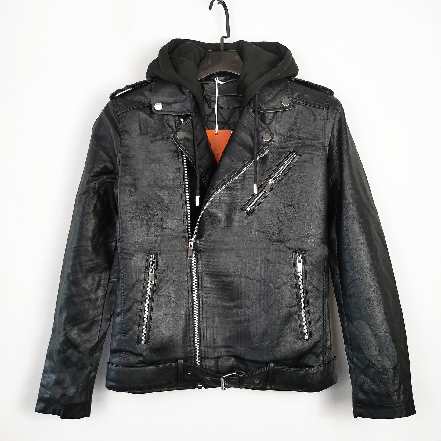 GIACCA BIKER UOMO EFFETTO PELLE