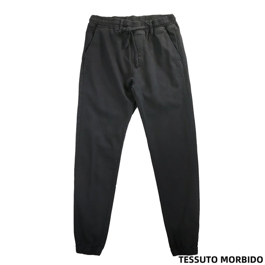 PANTALONE JOGGER UOMO BASICO CON COULISSE