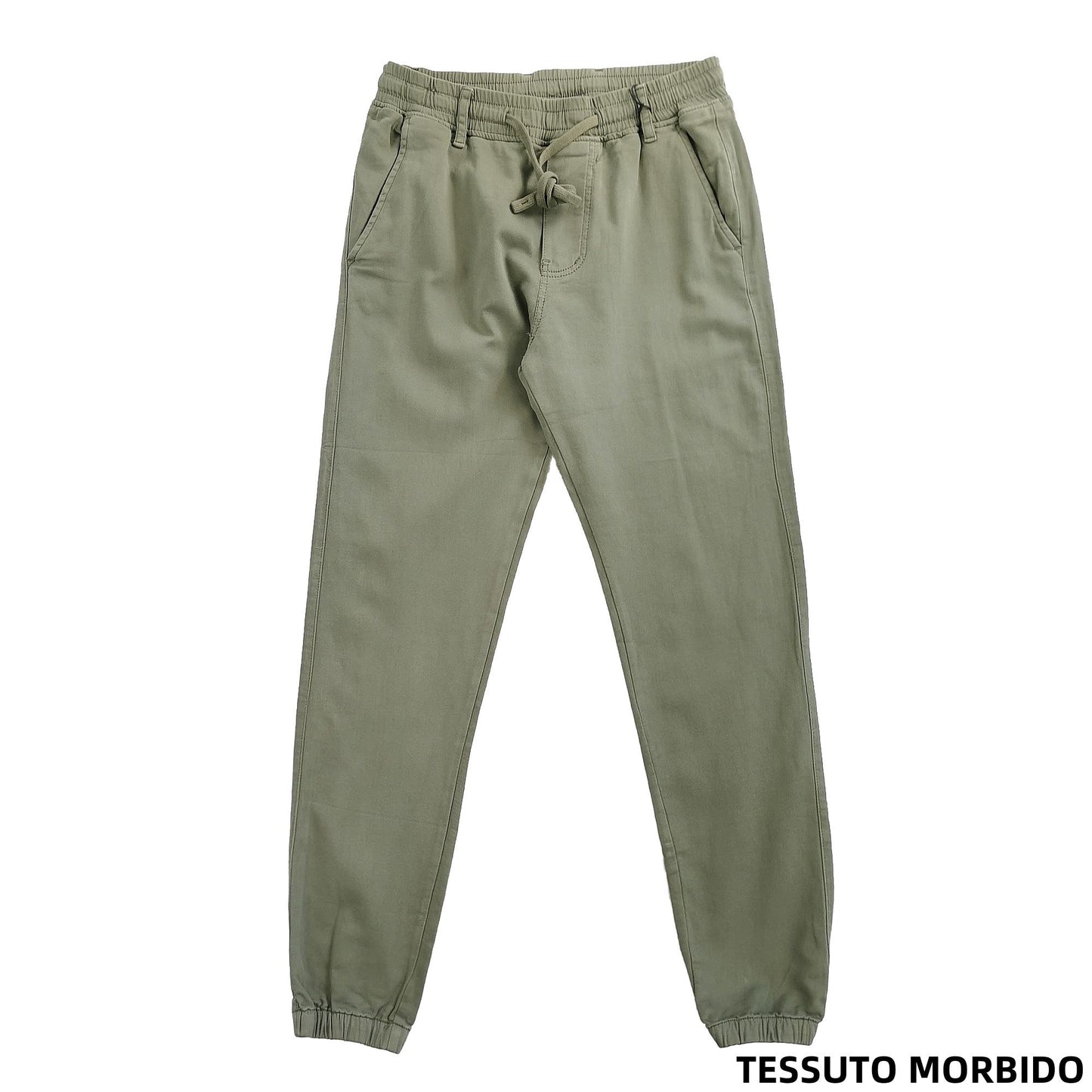 PANTALONE JOGGER UOMO BASICO CON COULISSE