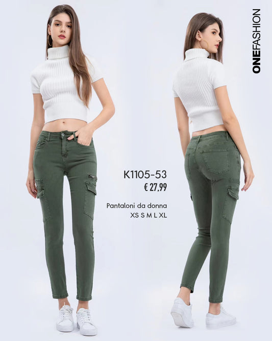 JEANS SKINNY CARGO STRETCH