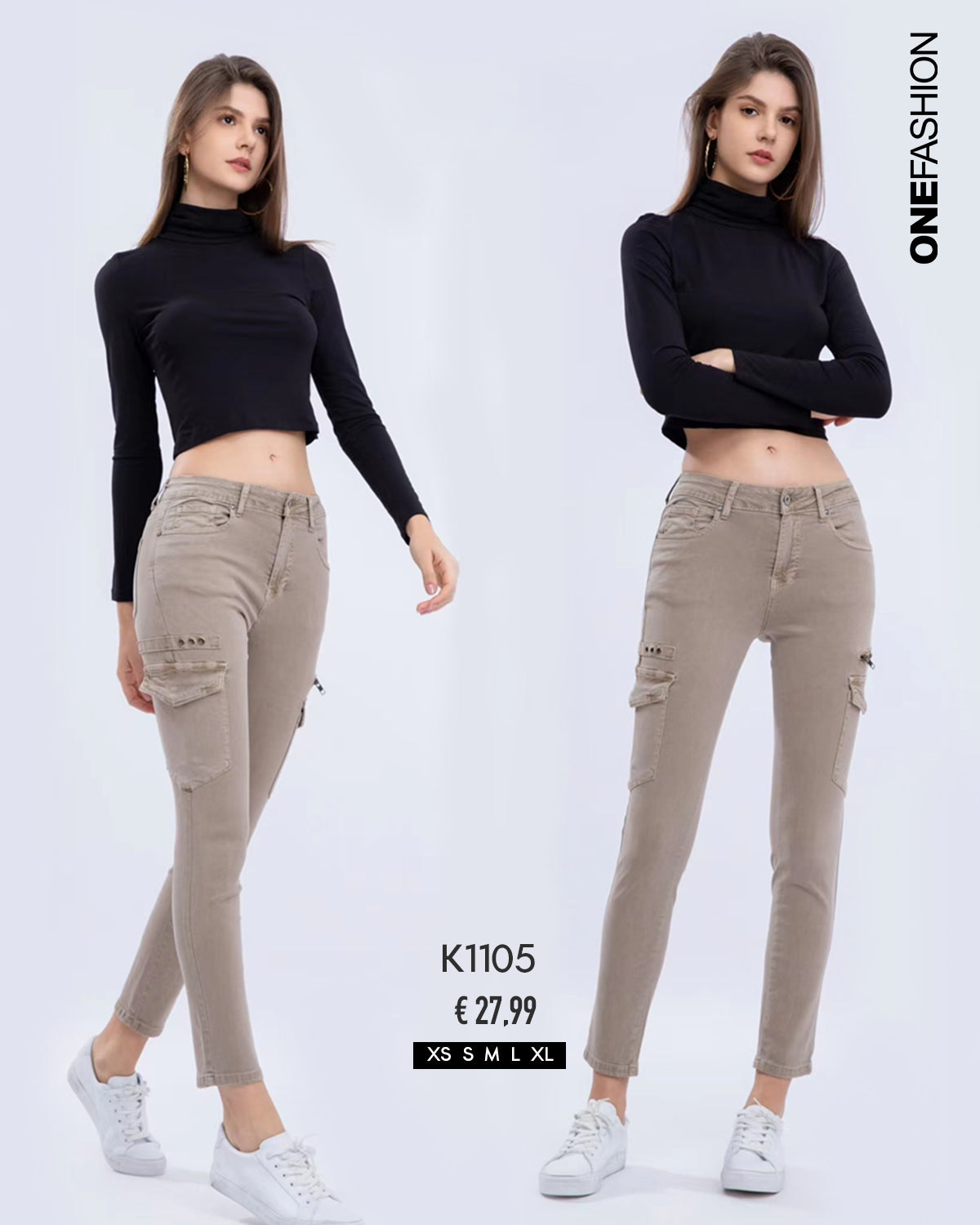 JEANS SKINNY CARGO STRETCH