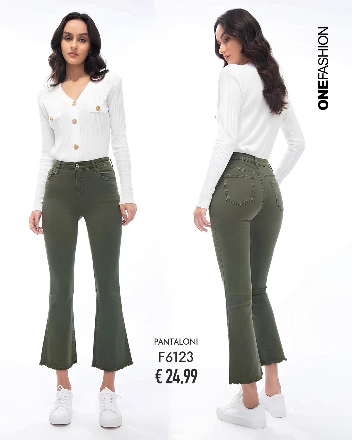 JEANS CROPPED SFRANGIATO