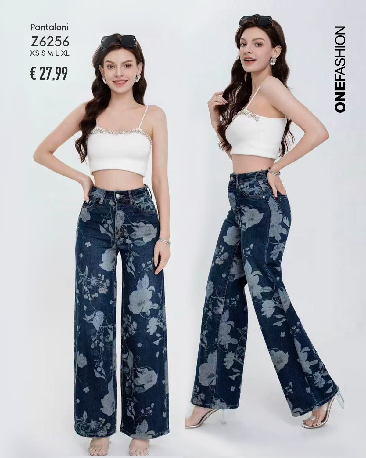 JEANS FLOREALE