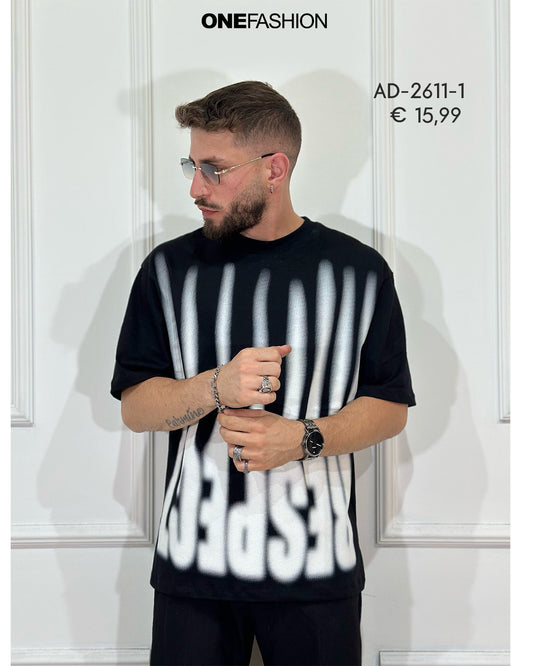 T-SHIRT UOMO STAMPA GRAFICA “RESPECT”