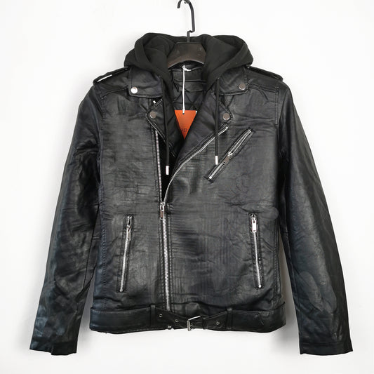 GIACCA BIKER UOMO EFFETTO PELLE