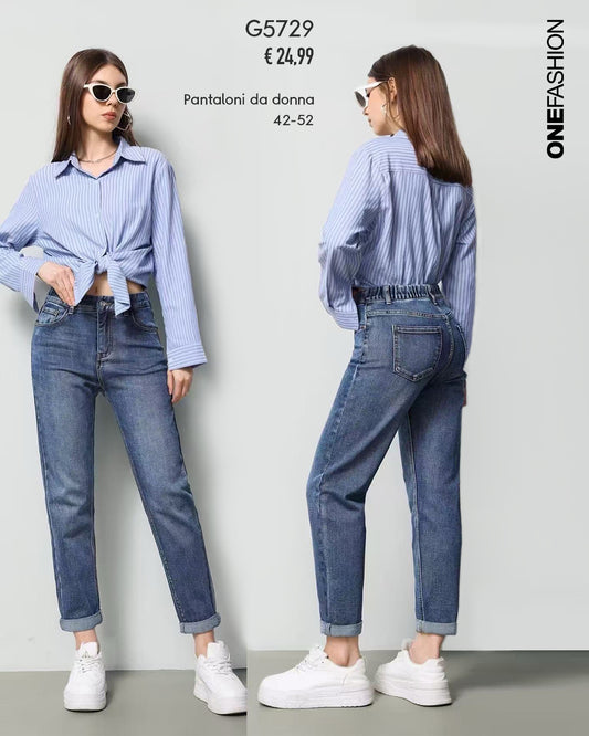 JEANS STRAIGHT BOYFRIEND CHIARO