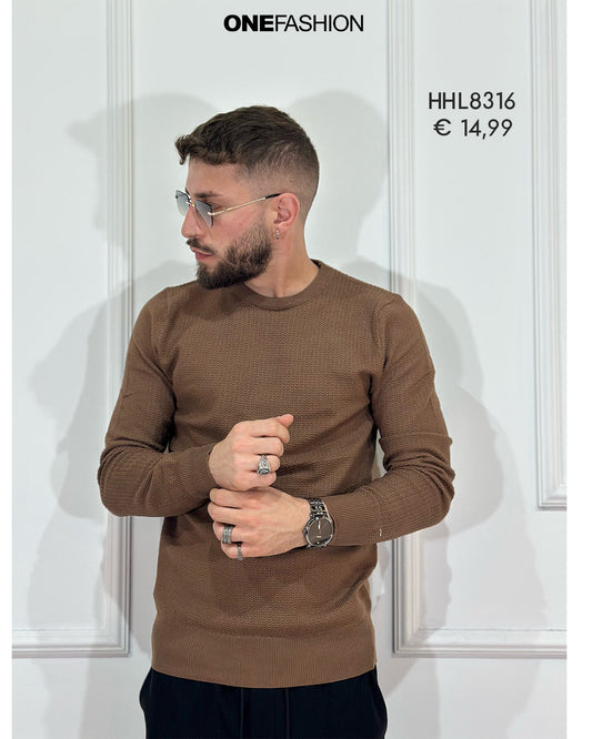 MAGLIONE A NIDO D’APE UOMO