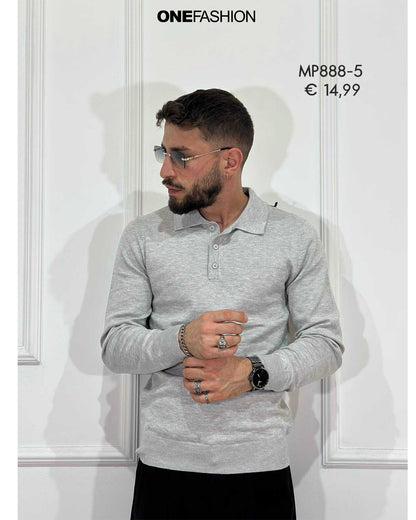 MAGLIONE UOMO COLLO ALTO ZIP