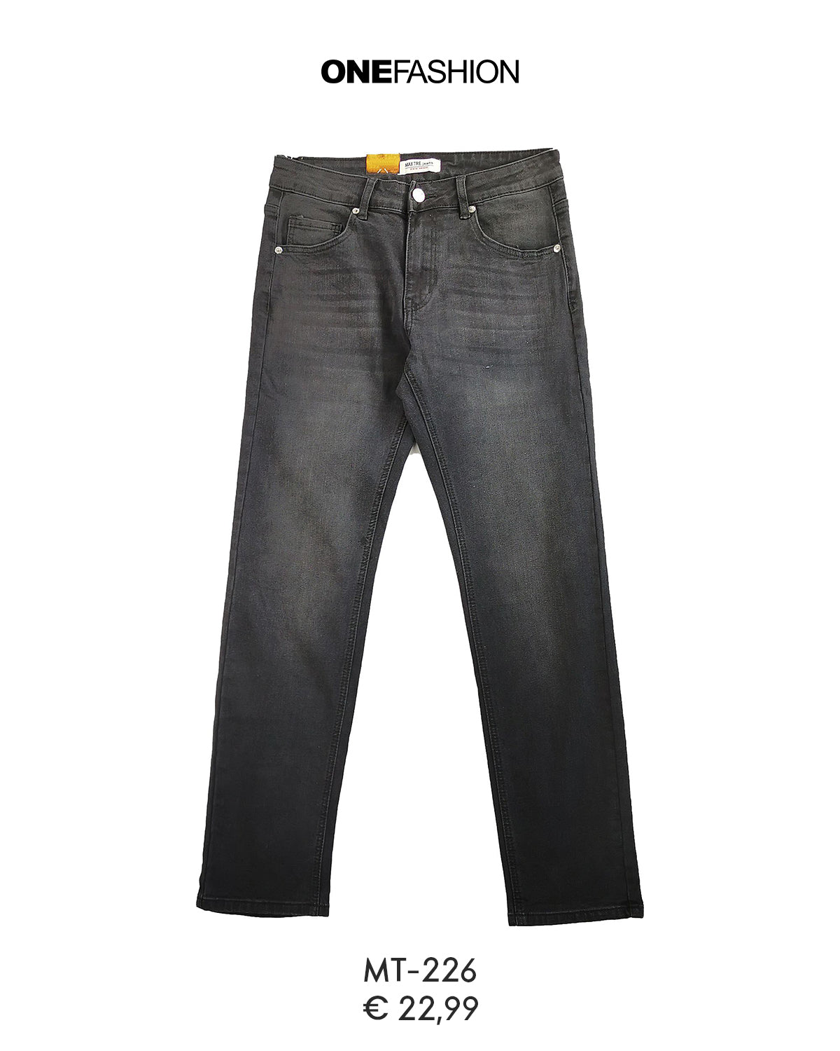 JEANS SLIM GRIGIO UOMO