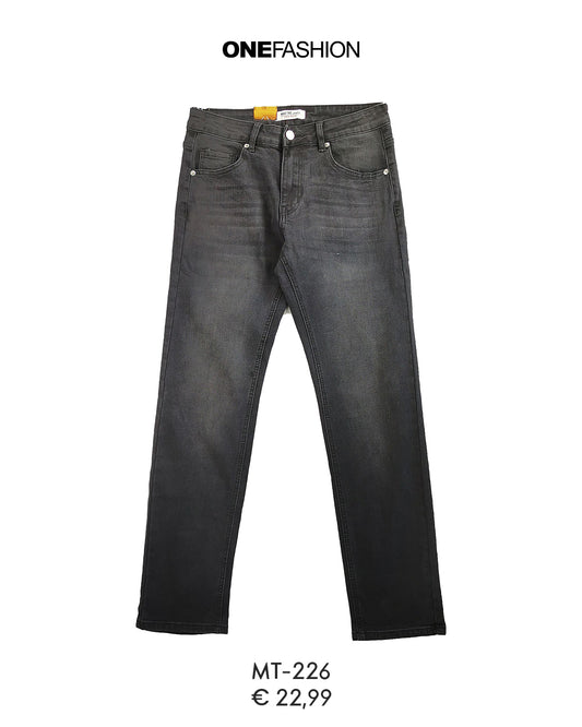 JEANS SLIM GRIGIO UOMO
