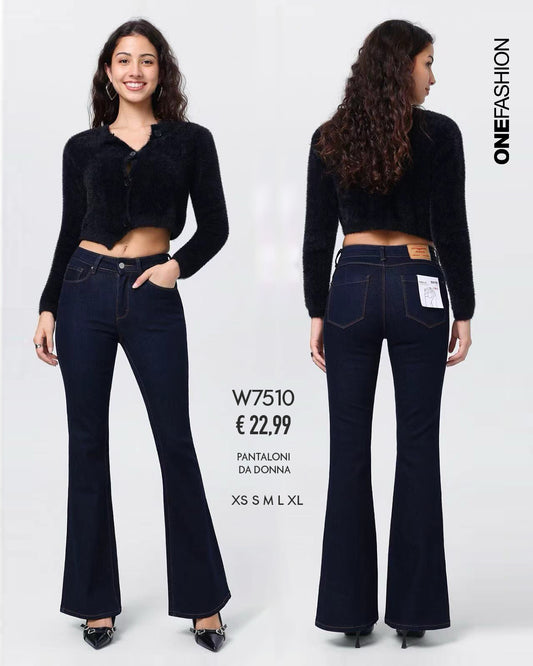 JEANS BOOTCUT BLU SCURO