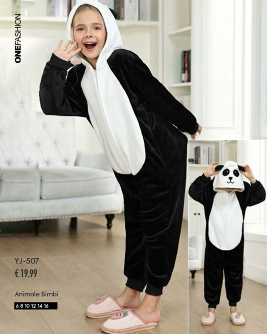 TUTA ANIMALE BAMBINO PANDA