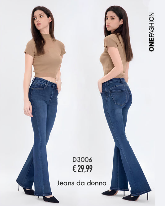 JEANS FLARE MODELLANTE