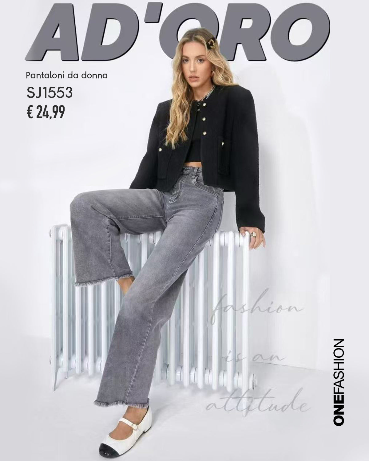 JEANS AD'ORO VITA ALTA VINTAGE