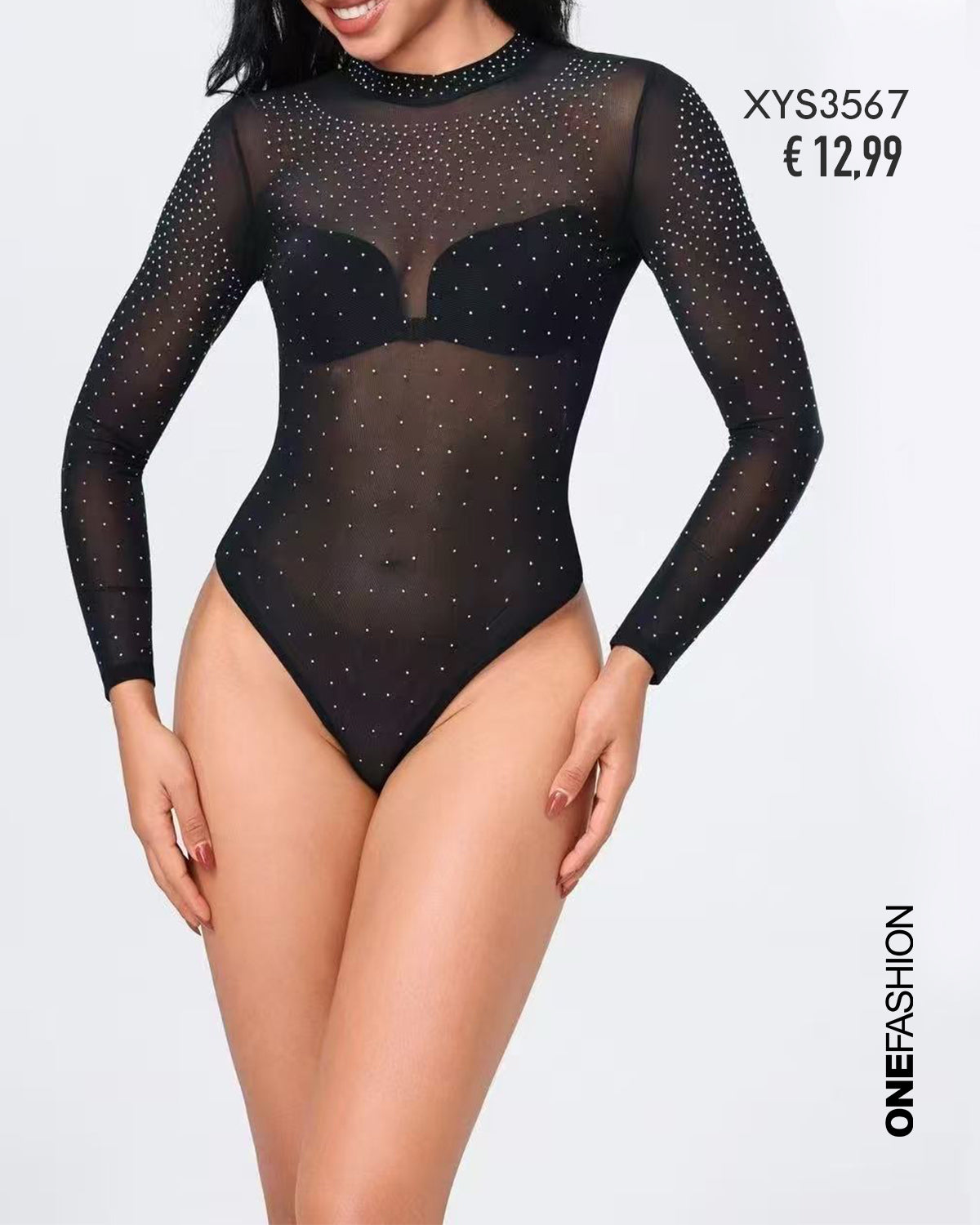 BODY TULLE CON STRASS